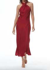 Young Fabulous & Broke Manhattan Midi Dress In Red