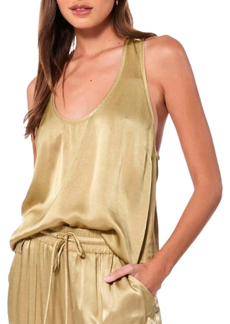 Young Fabulous & Broke Sage Tank Top In Olive Oil