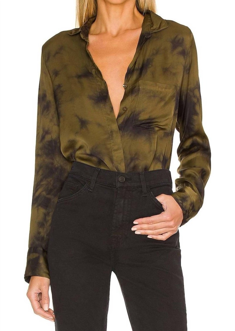 Young Fabulous & Broke Susan Button Down Shirt In Fern Vancouver Wash