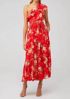 Yumi Kim Malia Dress In Flirty Floral Red