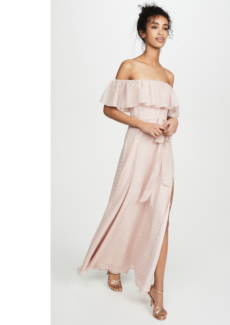 carmen maxi dress in blush