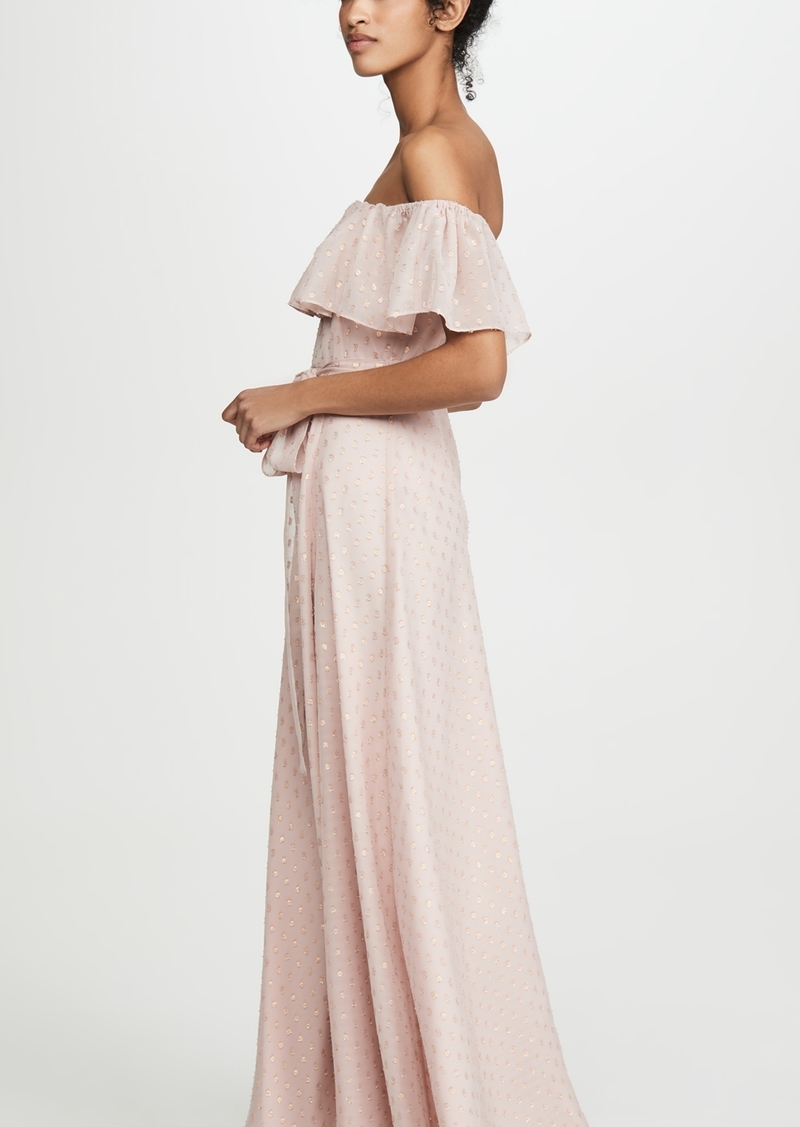 carmen maxi dress in blush