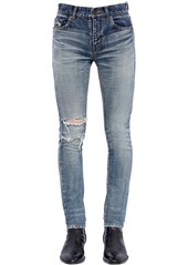 Yves Saint Laurent 15cm Skinny Destroyed Denim Jeans