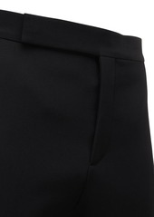 Yves Saint Laurent 16.5cm Wool Pants W/ Satin Bands