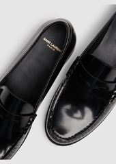 Yves Saint Laurent 20mm Le Loafer Monogram Leather Loafers