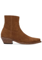 Yves Saint Laurent 40mm Lukas Suede Ankle Boots