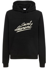 Yves Saint Laurent '50s Signature Logo Sweatshirt Hoodie