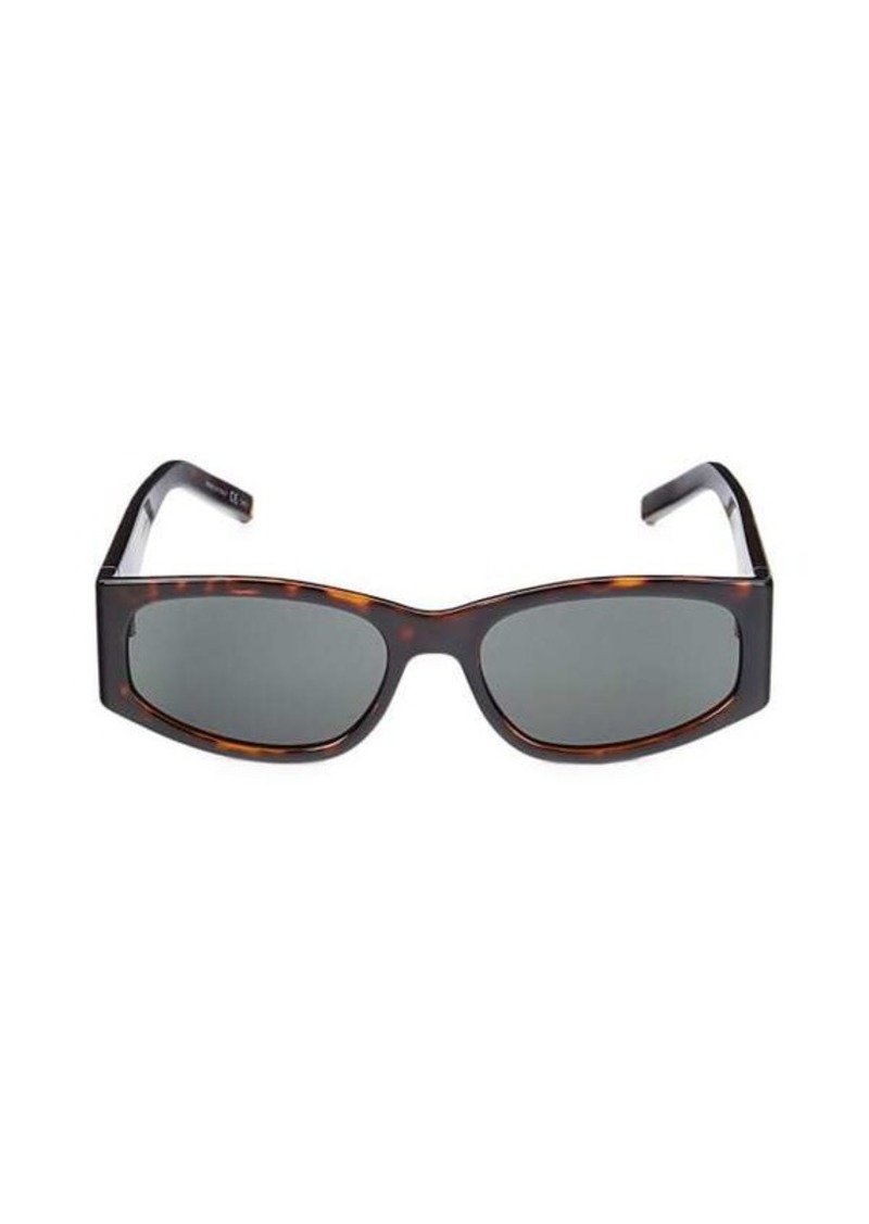Yves Saint Laurent 55MM Rectangle Sunglasses