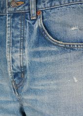 Yves Saint Laurent Adjusted Maxi Cotton Denim Long Jeans