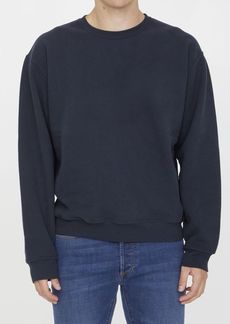 Yves Saint Laurent Blue sweatshirt with embroidered logo