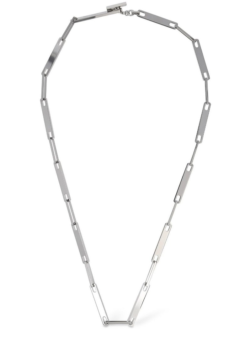 Yves Saint Laurent Brass Chain Necklace