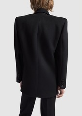 Yves Saint Laurent Caban Wool Tuxedo Jacket