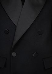 Yves Saint Laurent Caban Wool Tuxedo Jacket