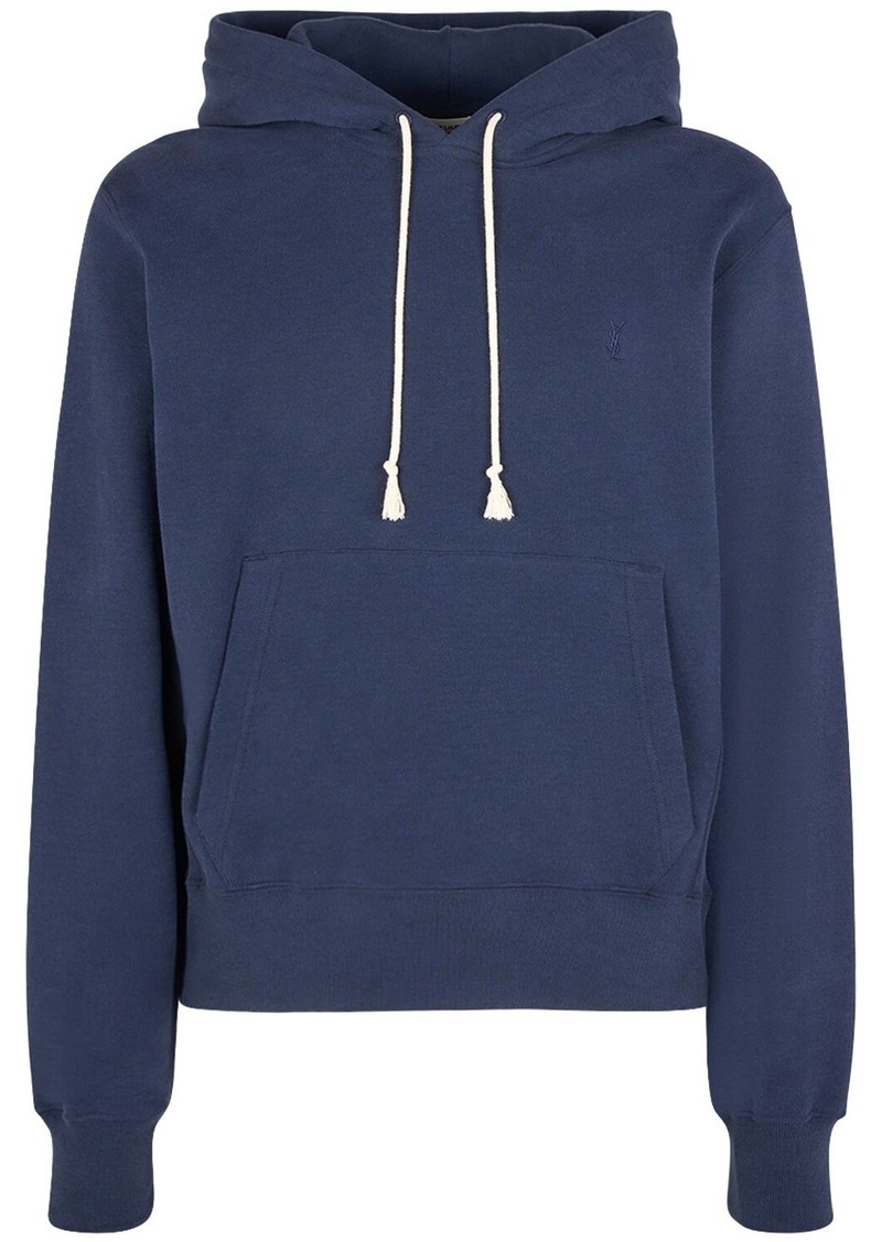 Yves Saint Laurent Cassandre Cotton Hoodie