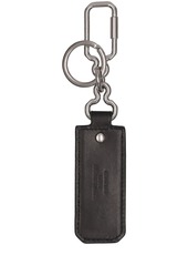 Yves Saint Laurent Cassandre Monogram Leather Key Ring