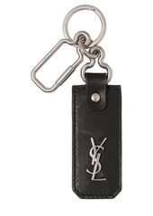Yves Saint Laurent Cassandre Monogram Leather Key Ring