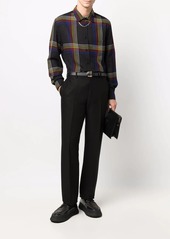 Yves Saint Laurent checked wool shirt