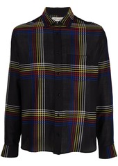 Yves Saint Laurent checked wool shirt