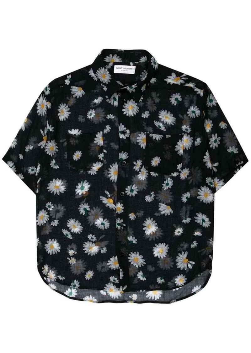 saint laurent daisy shirt