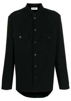 Yves Saint Laurent long-sleeve cotton shirt