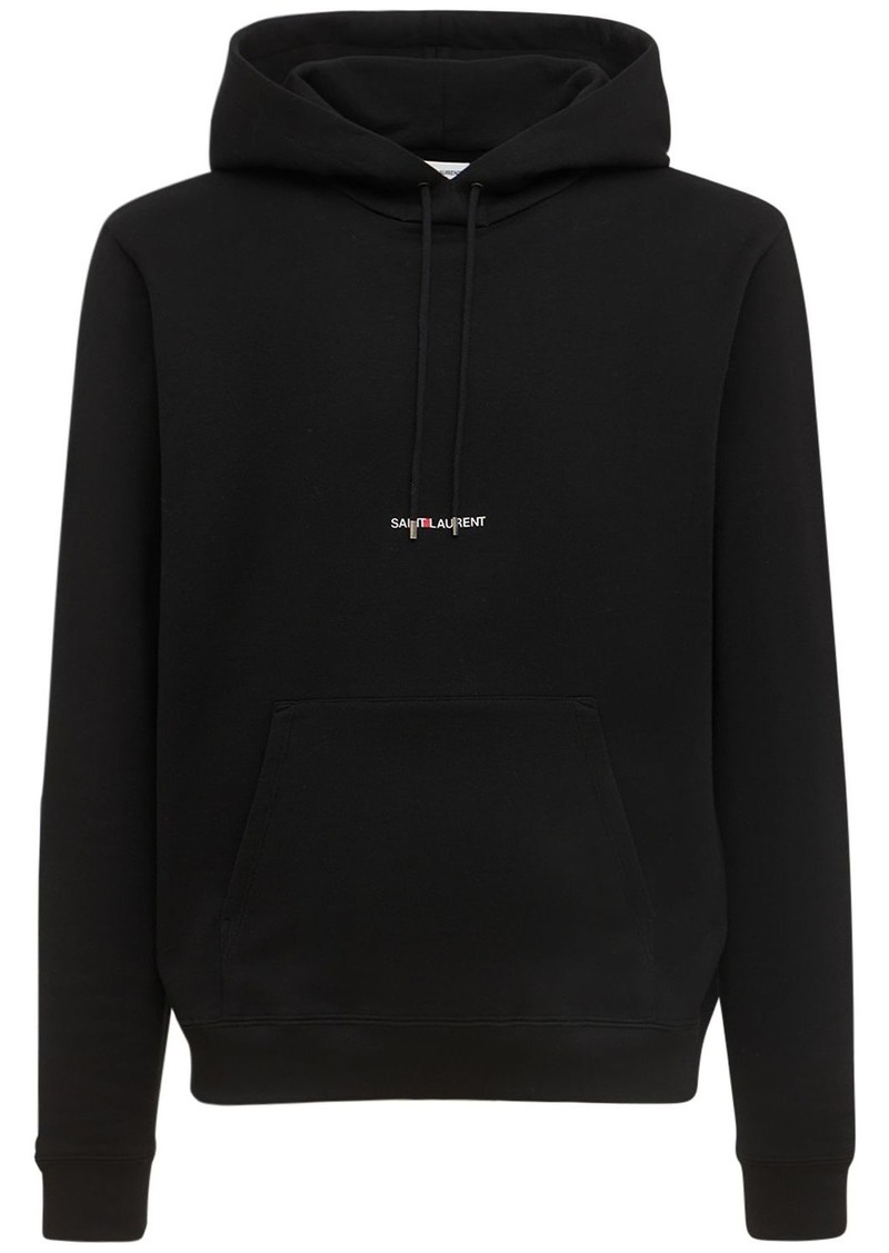 Yves Saint Laurent Cotton Sweatshirt Hoodie