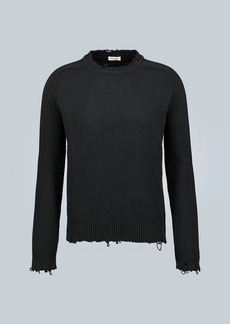 Yves Saint Laurent Saint Laurent Destroyed knit sweater