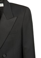 Yves Saint Laurent Double Breasted Tuxedo Jacket