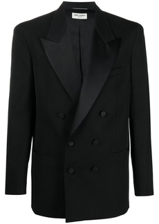 Yves Saint Laurent double-breasted wool blazer