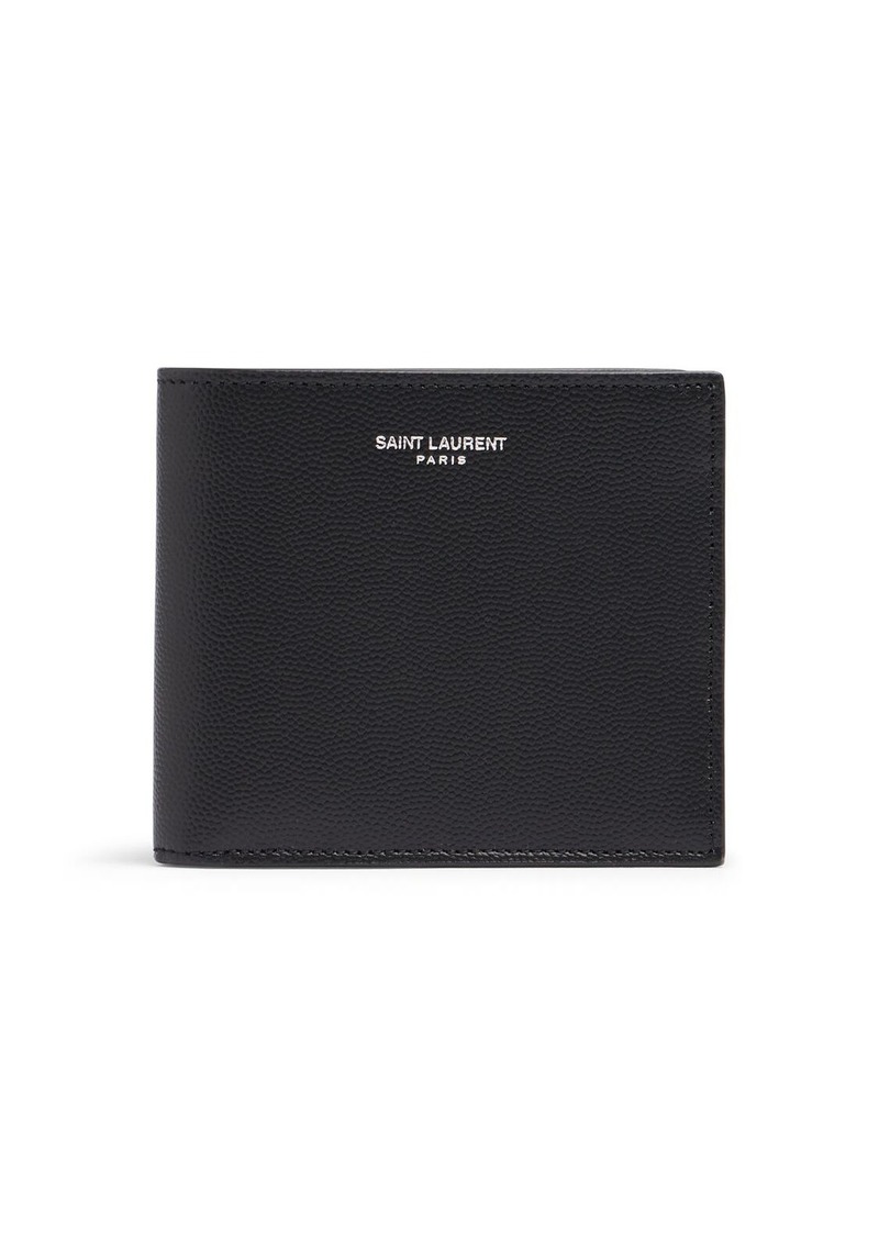 Yves Saint Laurent Eastwest Grain Leather Wallet