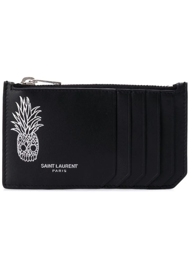 ysl pineapple wallet