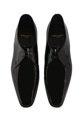 Yves Saint Laurent Gabriel 20 Shiny Leather Derby Shoes