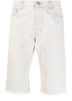 Yves Saint Laurent knee-length denim shorts