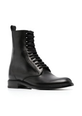 Yves Saint Laurent lace-up 35mm leather boots