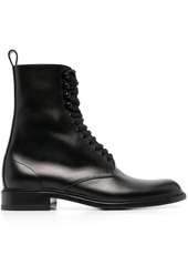 Yves Saint Laurent lace-up 35mm leather boots