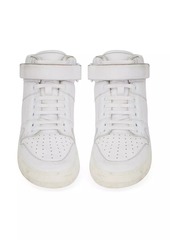 Yves Saint Laurent Lax Sneakers In Washedout Effect Leather