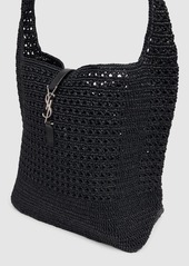 Yves Saint Laurent Le 5 À 7 Medium Raffia Crossbody Bag