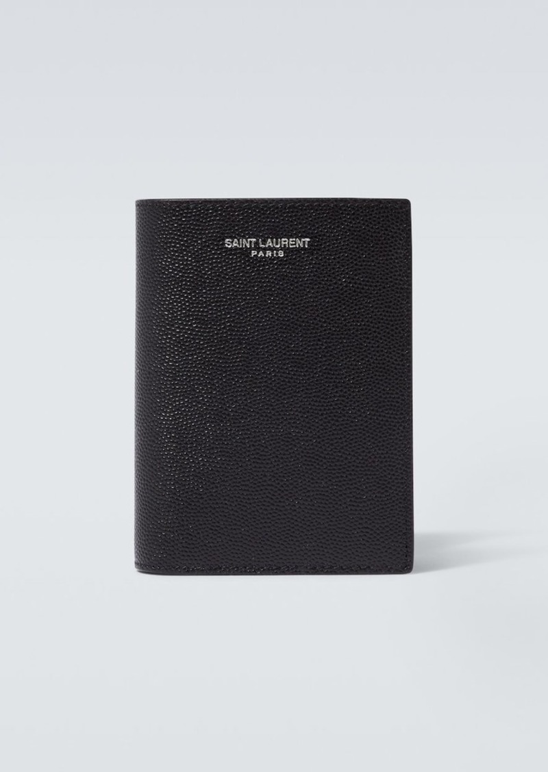 Yves Saint Laurent Saint Laurent Logo leather wallet