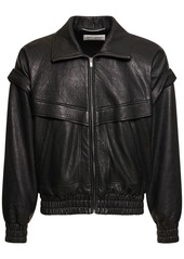 Yves Saint Laurent Leather Bomber Jacket