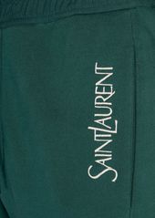 Yves Saint Laurent Logo Cotton Sweatpants