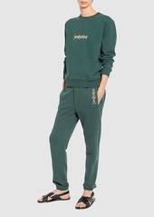 Yves Saint Laurent Logo Cotton Sweatpants