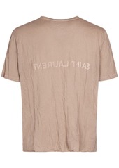 Yves Saint Laurent Logo Cotton T-shirt