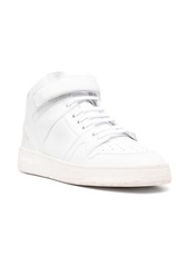 Yves Saint Laurent logo-lettering leather sneakers