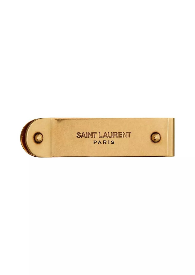 Yves Saint Laurent Logo Money Clip