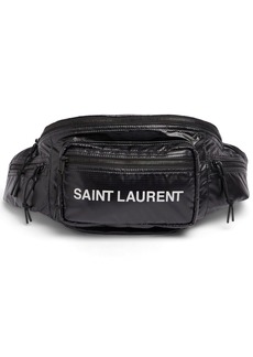 Yves Saint Laurent Logo Nylon Ripstop Belt Bag