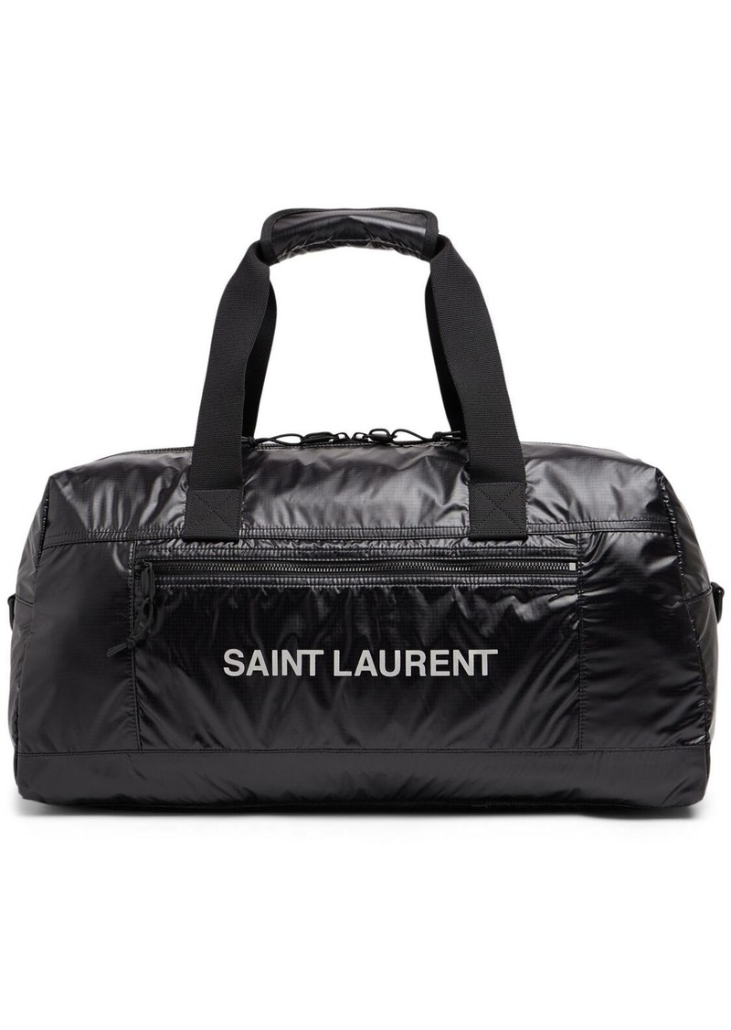 Yves Saint Laurent Logo Nylon Ripstop Duffle Bag