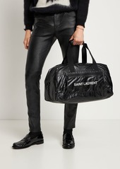 Yves Saint Laurent Logo Nylon Ripstop Duffle Bag