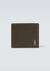 Yves Saint Laurent Saint Laurent Logo plaque leather wallet
