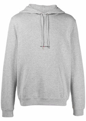 Yves Saint Laurent logo-print drawstring hoodie
