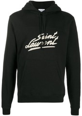 Yves Saint Laurent logo print hoodie