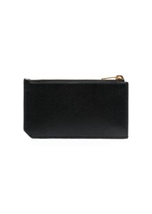 Yves Saint Laurent logo-stamp leather cardholder